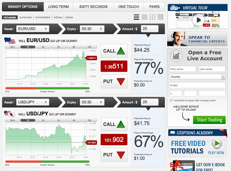 GTOptions screenshot